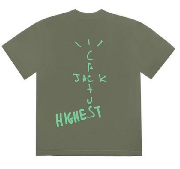 T-shirt Travis Scott Jordan Cactus Jack Highest Olive