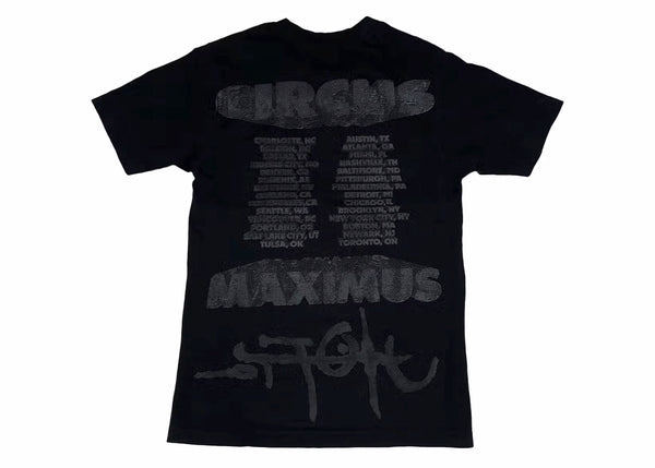T-shirt Travis Scott Utopia Circus Maximus 2023 Tour II Noir