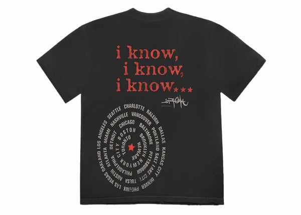 T-shirt Travis Scott Utopia Circus Maximus 2023 Tour Noir 