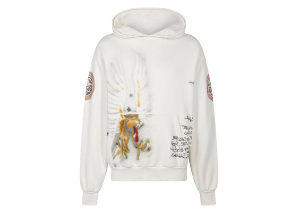 Sweat à capuche Travis Scott Utopia Circus Maximus 2023 Tour Blanc