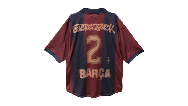 Maillot squelette rétro Travis Scott x Nike x FC Barcelone 2000/01 Domicile Multicolore