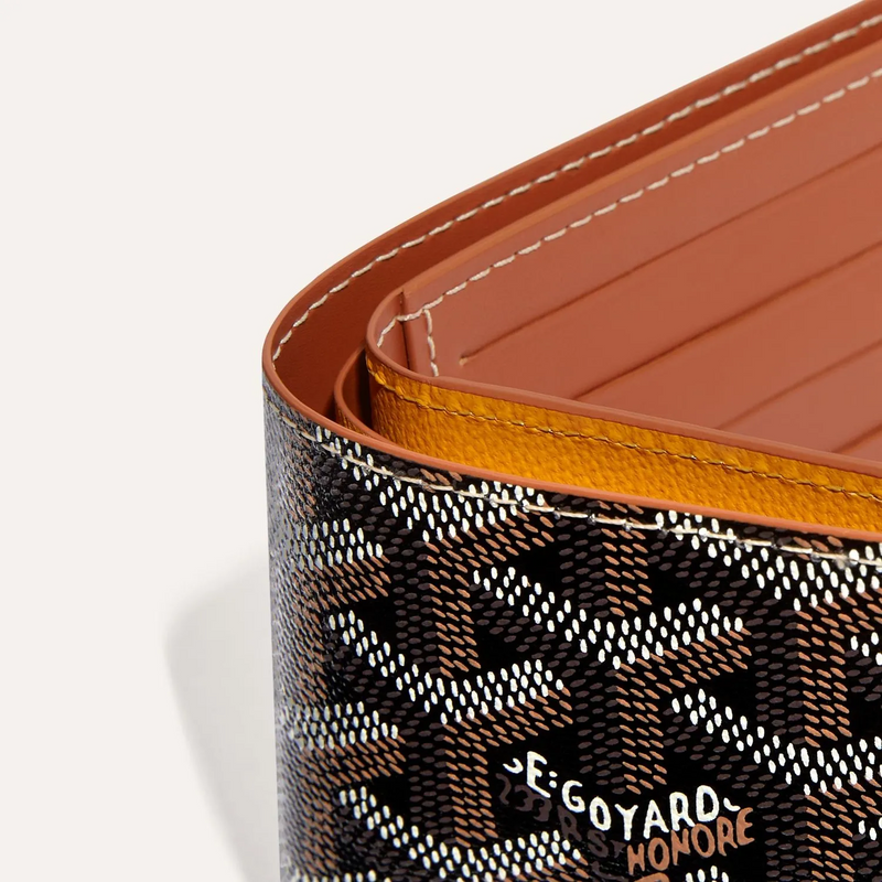 Goyard Victoire Wallet Black & Tan
