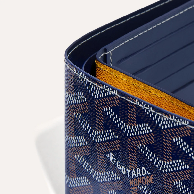 Goyard Victoire Wallet Navy Blue