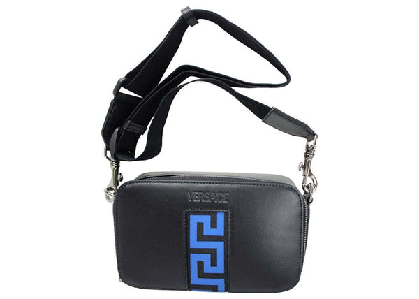 Versace La Greca Sac photo Noir/Bleu