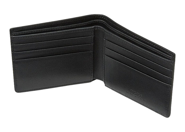 Portefeuille Versace Medusa Biggie (6 emplacements pour cartes, 2 compartiments pour billets) Noir/Or