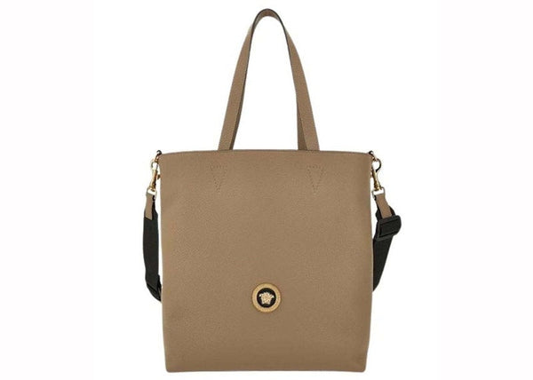 Sac fourre-tout Versace Medusa Logo Beige