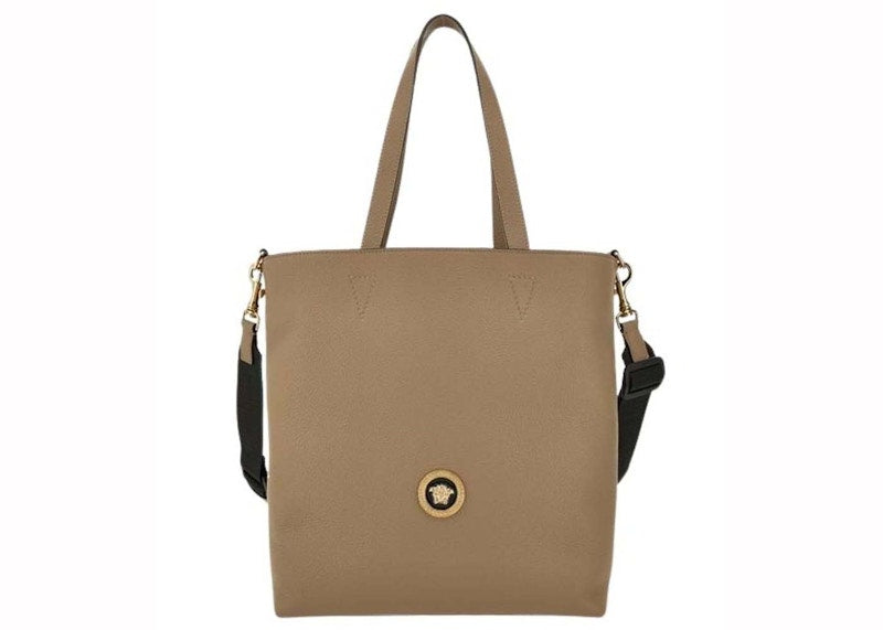Sac fourre-tout Versace Medusa Logo Beige