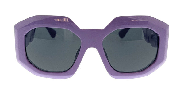 Lunettes de soleil ovales Versace violettes