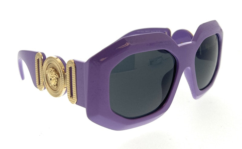 Lunettes de soleil ovales Versace violettes