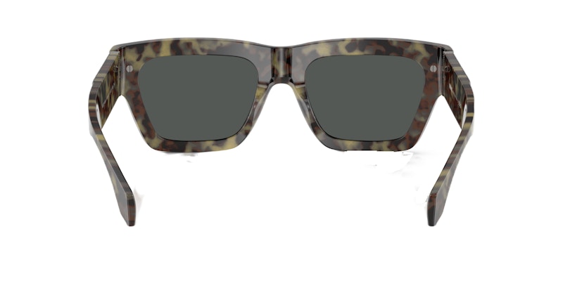 Lunettes de soleil rectangulaires Versace Havane