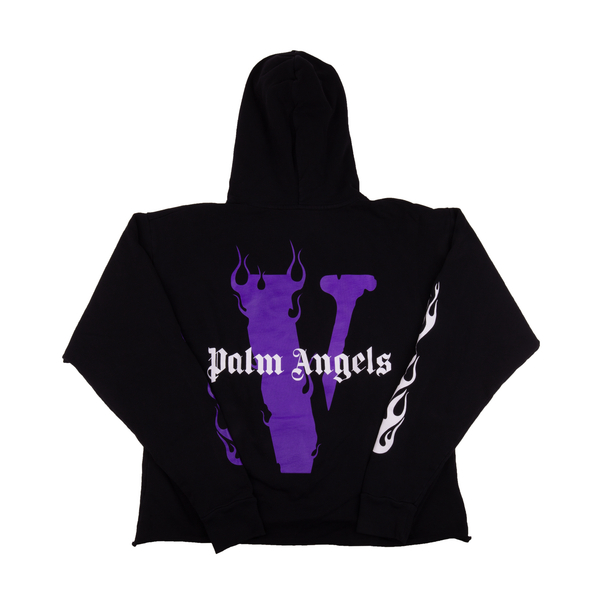 Sweat à capuche Vlone x Palm Angels Noir/Violet