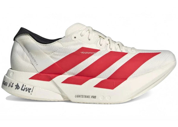 adidas Adizero Adios Pro 4 Blanc cassé Better Scarlet