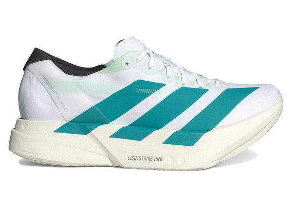 adidas Adizero Adios Pro 4 Blanc Pulse Sarcelle