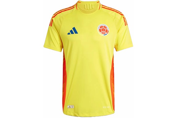 Maillot adidas Colombie Domicile Authentique 2024 Jaune Impact