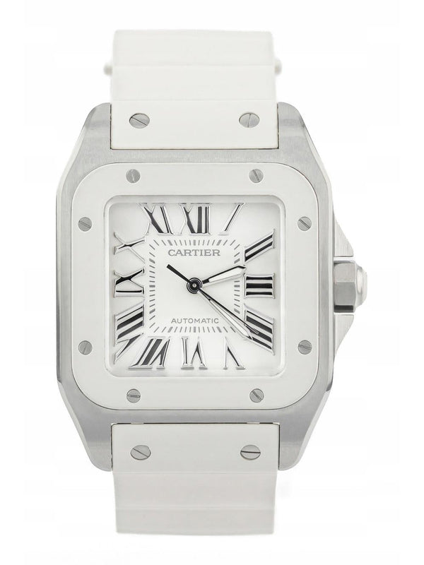 Cartier Santos 100 W20122U2 Automatik Stahl Gut