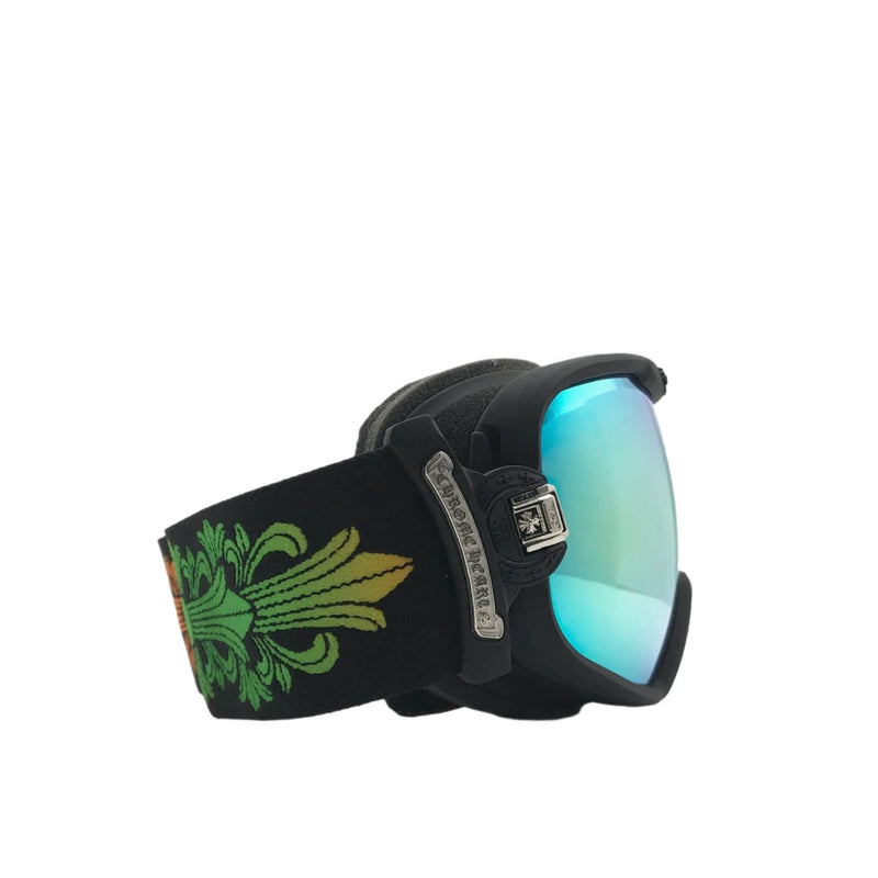 Chrome Hearts SILVER MORNING Faded Black Ski Goggles