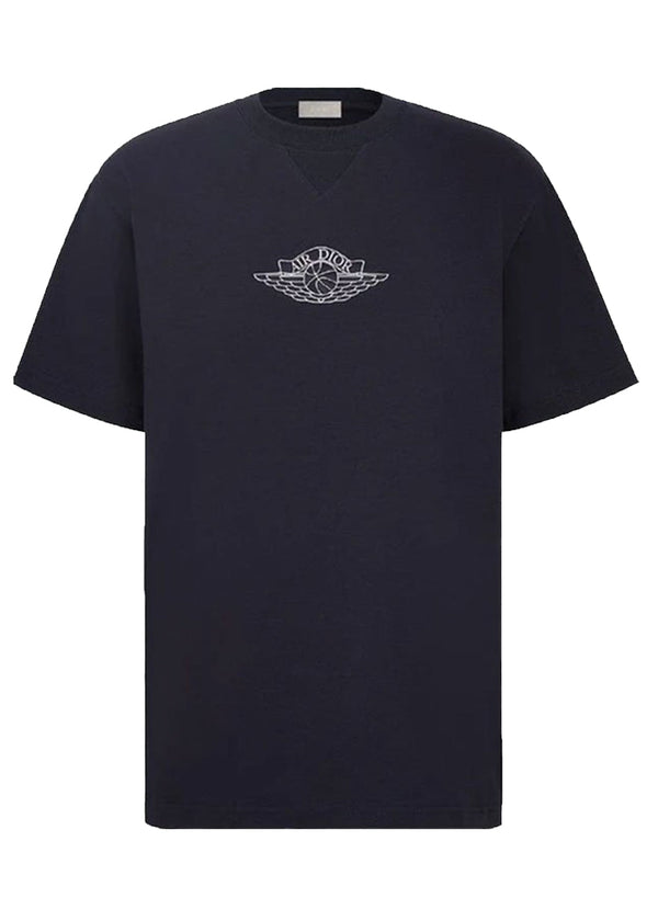 T-shirt Dior x Jordan Wings Bleu marine