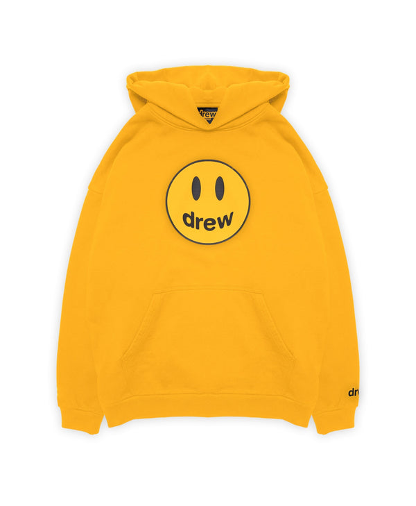 Sweat à capuche mascotte de la maison Drew jaune doré 