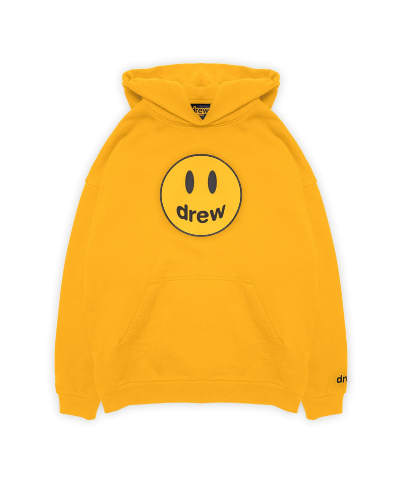 Sweat à capuche mascotte de la maison Drew jaune doré 