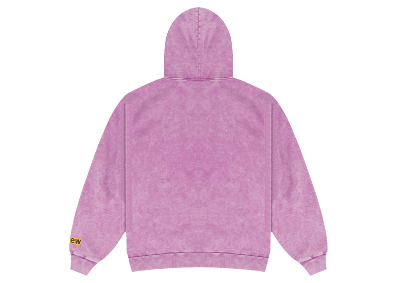 Drew House – Maskottchen-Kapuzenpullover in verwaschenem Traubenmuster 