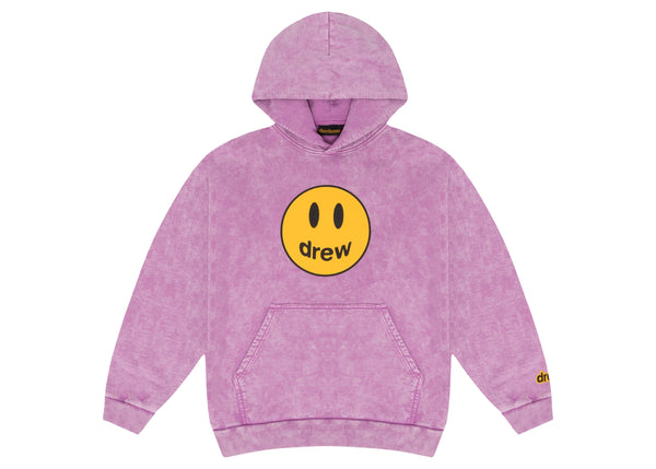 Sweat à capuche mascotte de la maison Drew, raisin délavé