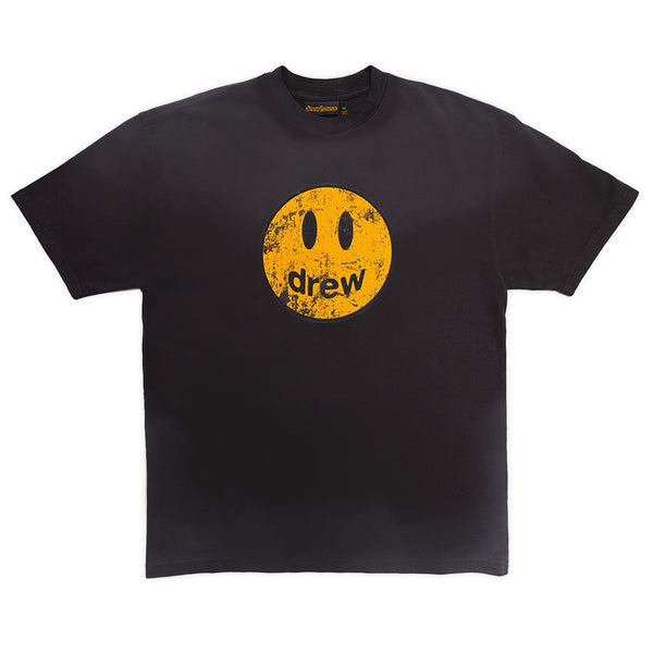 T-shirt à manches courtes Drew House Mascot SS noir délavé