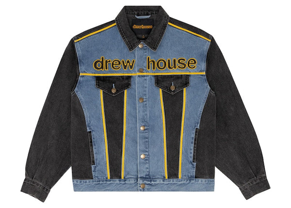Veste de camionneur surdimensionnée de mascotte Drew House, bloc de couleur vintage