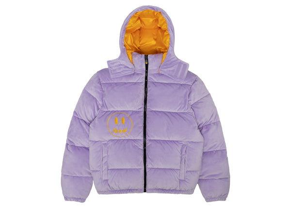 Doudoune à capuche en peluche Drew House lavande 