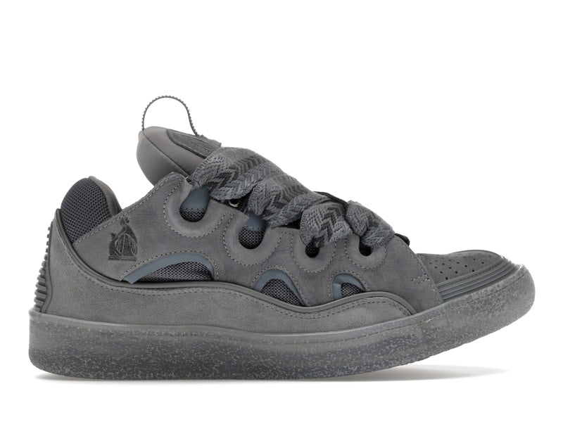 Lanvin Cuir Curb Effet Moucheté Gris Clair 