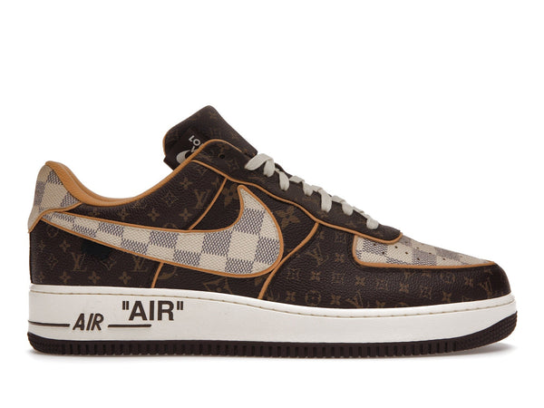 Nike Air Force 1 Low Louis Vuitton Monogram Marron Damier Azur