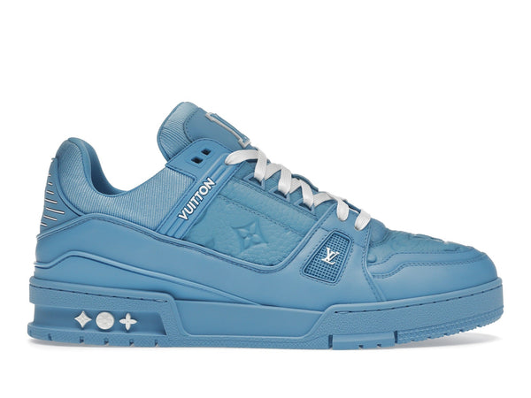 Baskets Louis Vuitton Monogramme Bleu Gaufré
