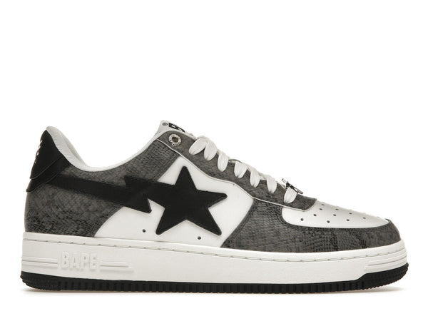 A Bathing Ape Bape Sta Snake Skin Noir