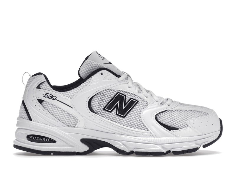 Détails de la New Balance 530 Blanc Noir