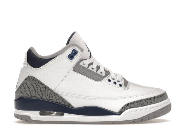 Jordan 3 Retro Bleu Marine Minuit