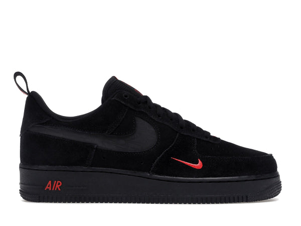 Nike Air Force 1 Low Multi-Swoosh Noir Cramoisi