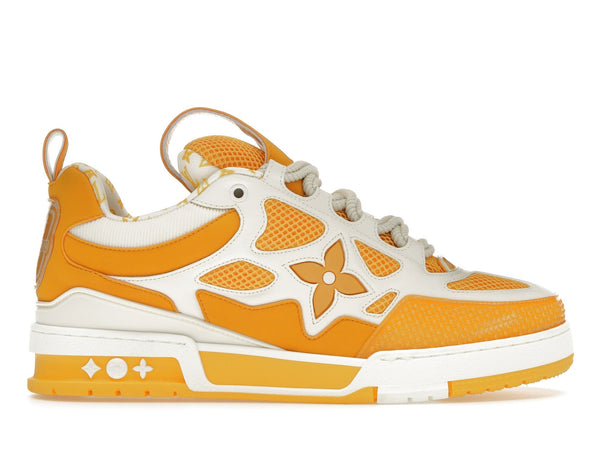 Baskets de skate Louis Vuitton LV Jaune Blanc