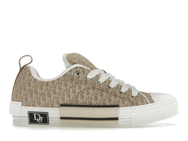 Baskets basses Dior B23 Skater beiges en jacquard Dior Oblique