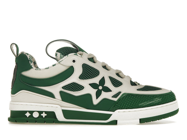 Baskets de skate Louis Vuitton LV Vert Blanc