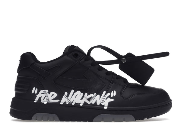 OFF-WHITE Out Of Office OOO « For Walking » Baskets basses Noir Blanc 