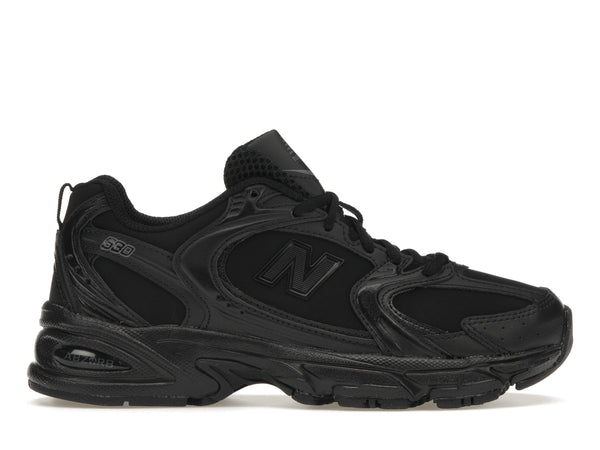 New Balance 530 Triple Black Cuir