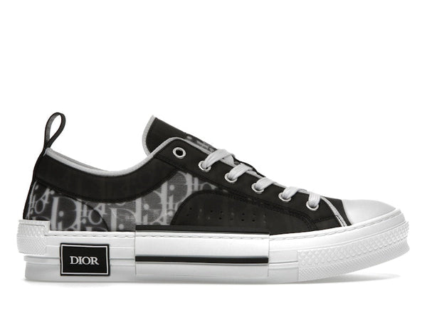 Dior B23 Low Noir Blanc Oblique