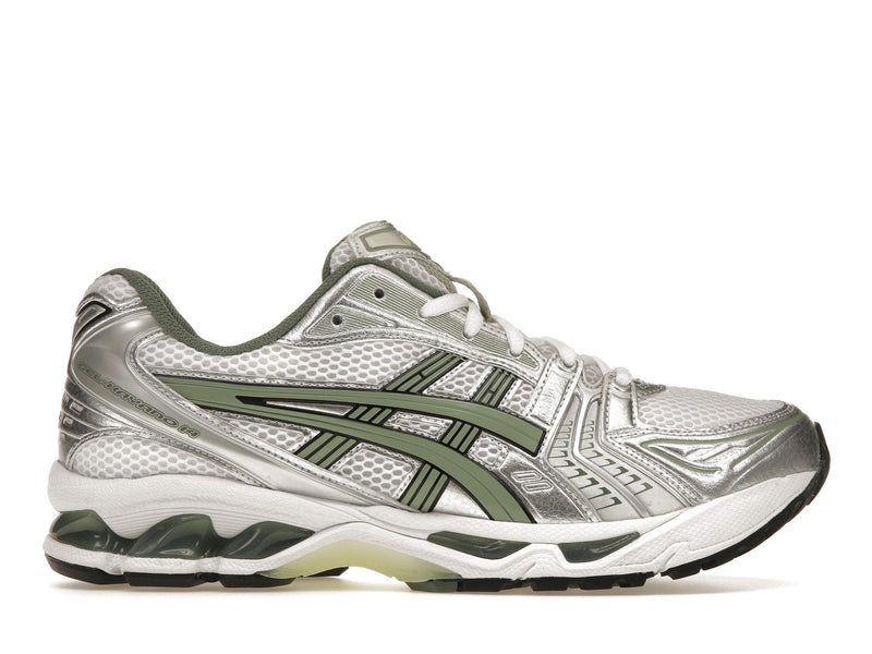 ASICS Gel-Kayano 14 Weiß Reines Silber Schiefergrau Salbei