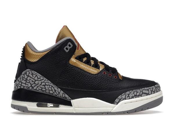 Jordan 3 Retro Noir Ciment Or
