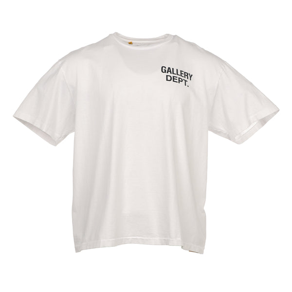 T-shirt souvenir du département des galeries, blanc et noir