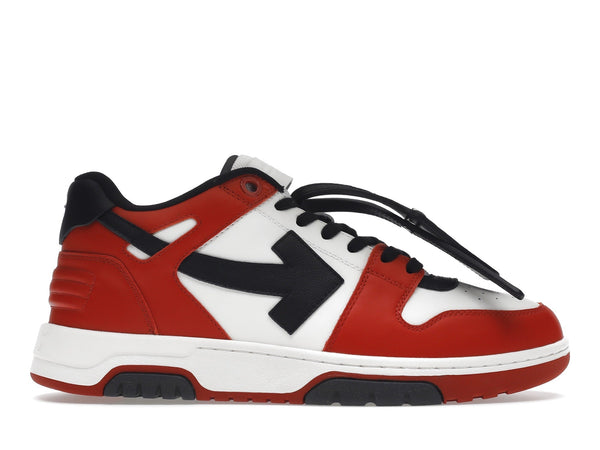 OFF-WHITE Out Of Office OOO Baskets Basses Noir Blanc Rouge 