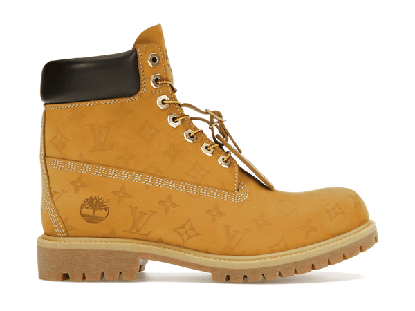 Bottines Louis Vuitton Timberland 6 pouces Monogram blé