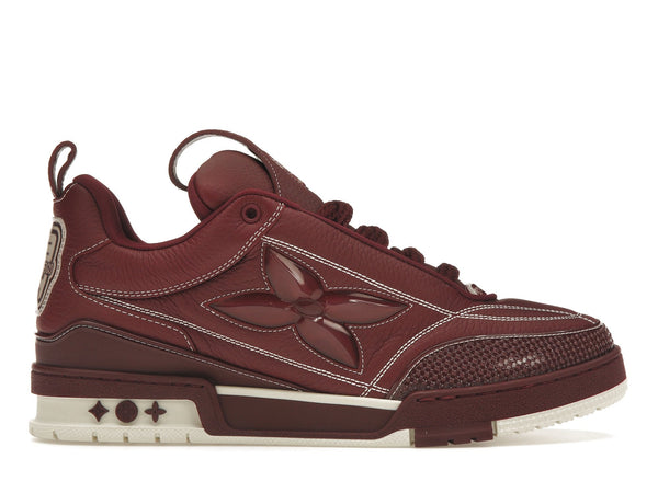 Baskets de skate Louis Vuitton LV Bordeaux Rouge