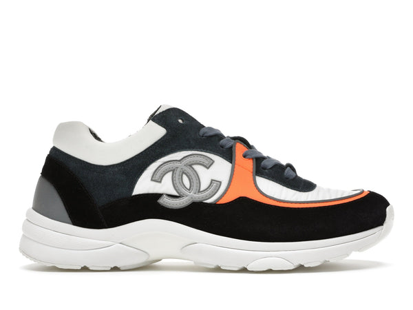 Chanel Low Top Sneaker CC Weiß Marine