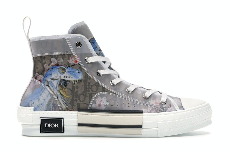 Dior B23 High Canvas Sorayama Dinosaure Marron