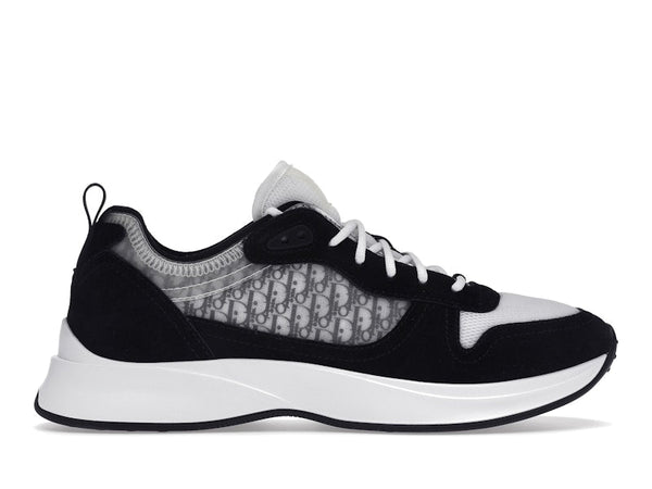 Baskets Dior B25 Oblique Runner en daim noir